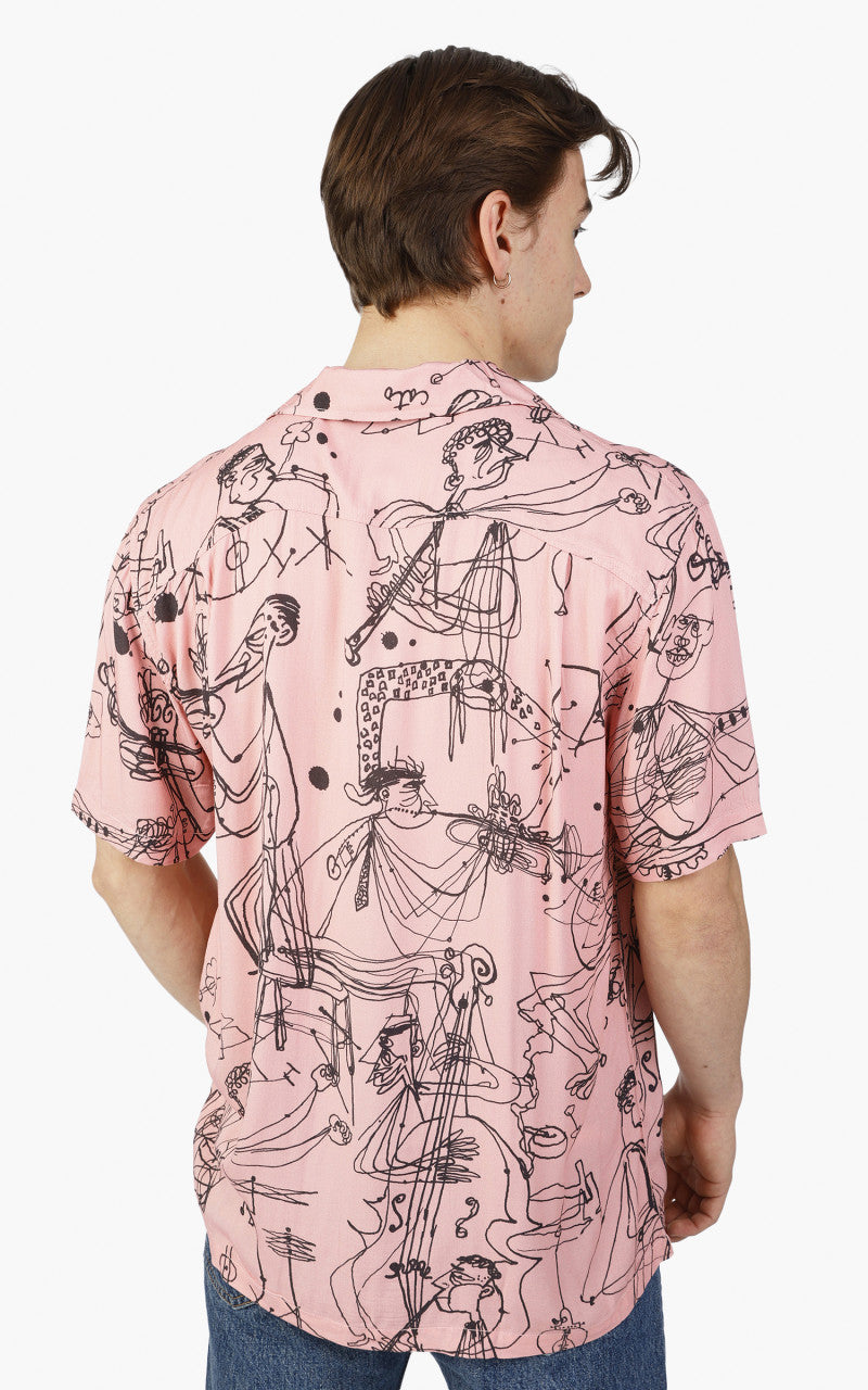 Deus Ex Machina R.G Cato Short Sleeve Shirt Zephyr Pink
