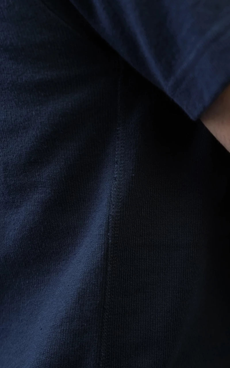Wonder Looper Double Heavyweight Crewneck T-Shirt Navy