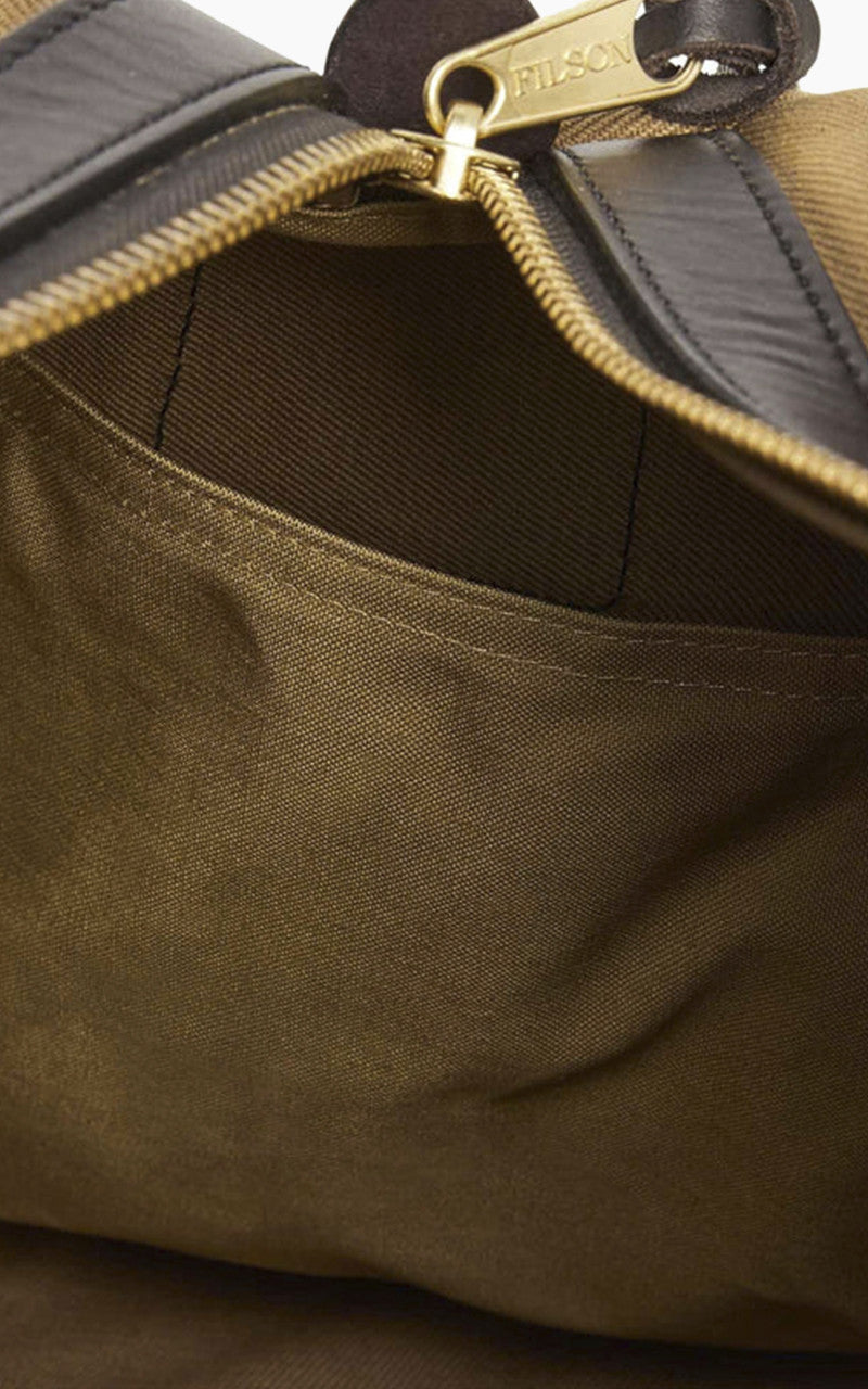 Filson Rugged Twill Medium Duffle Bag Dark Tan