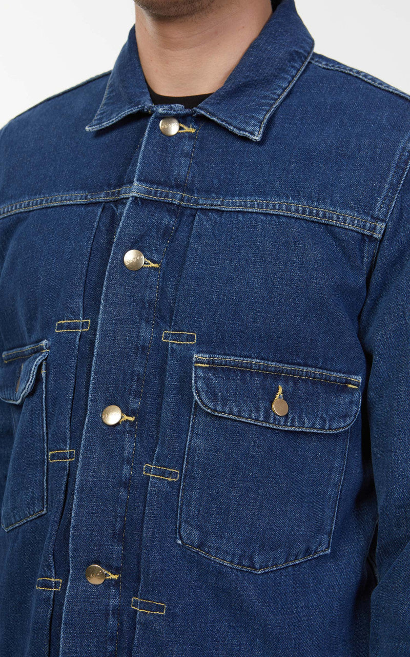 Edwin E-Classic Jacket Joaquin Blue Denim Blue Mid Wash