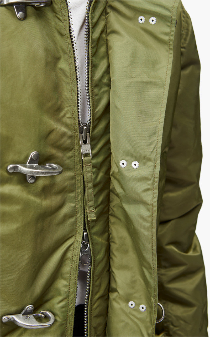 Engineered Garments Deck Jacket Flight Satin Nylon Olive