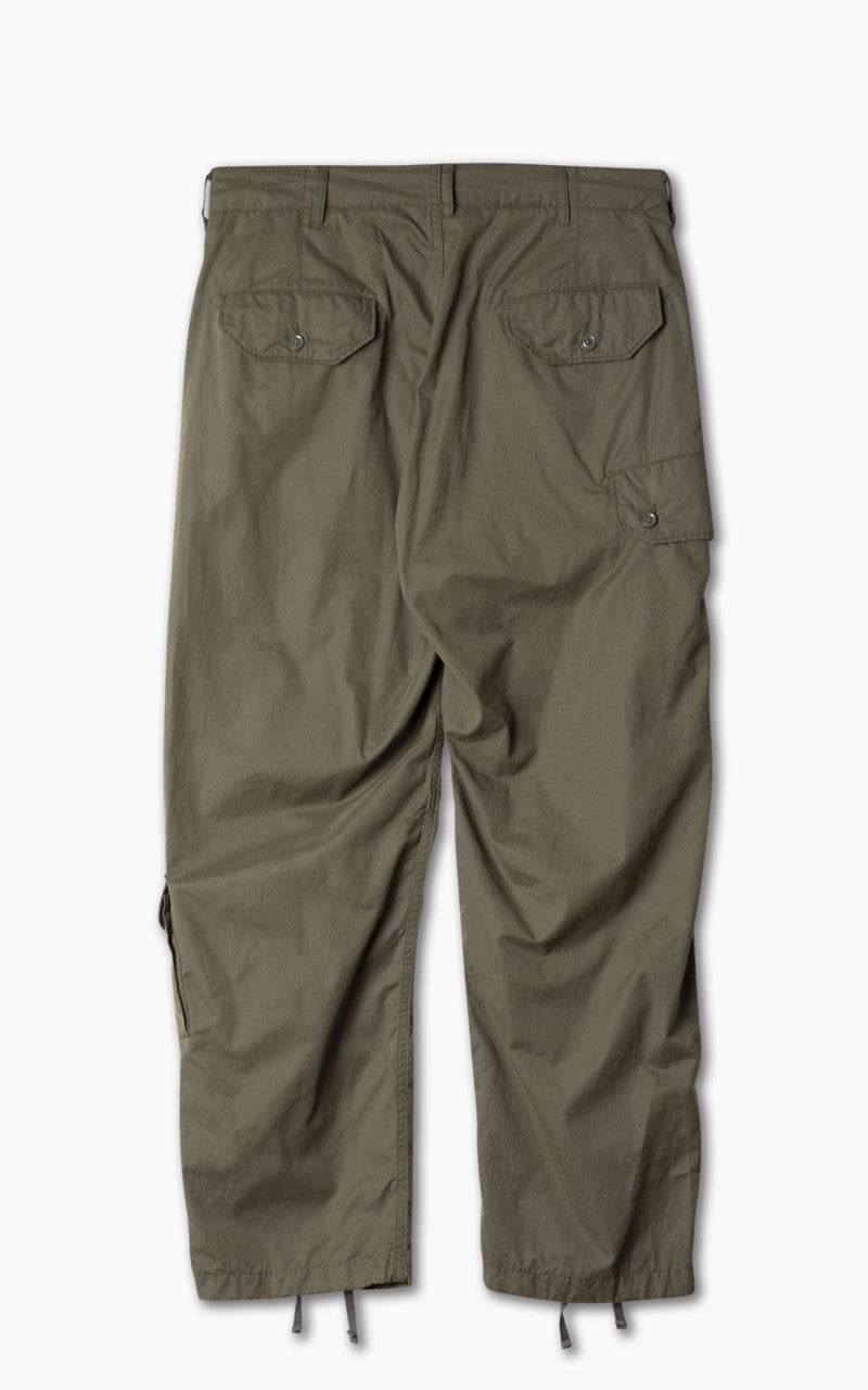 Engineered Garments Flight Pant PC Coated Cloth Olive
