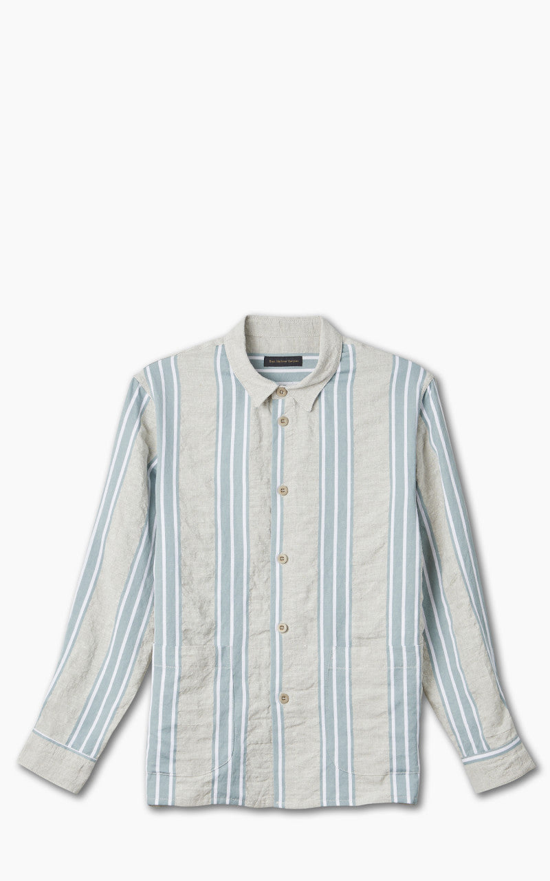 East Harbour Surplus Hadley 80 Shirt Jacket Striped Linen