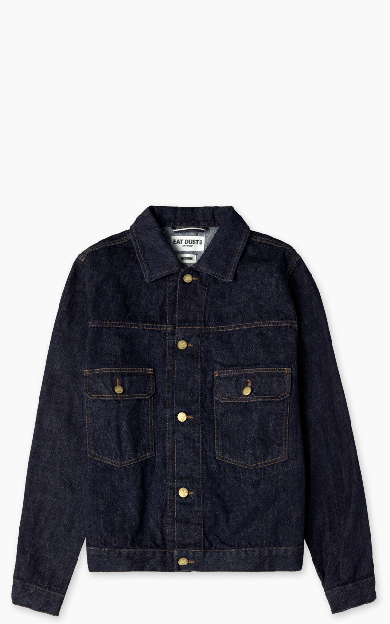 Eat Dust Fit 367XX Type Dust Denim Jacket Indigo Blue 14oz