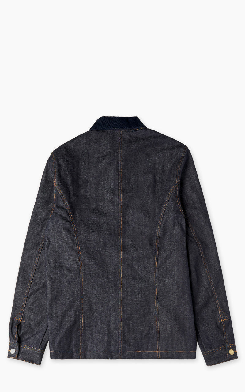 Eat Dust Fit 673 Chore Jacket Selvedge Denim Indigo Blue 13.75oz