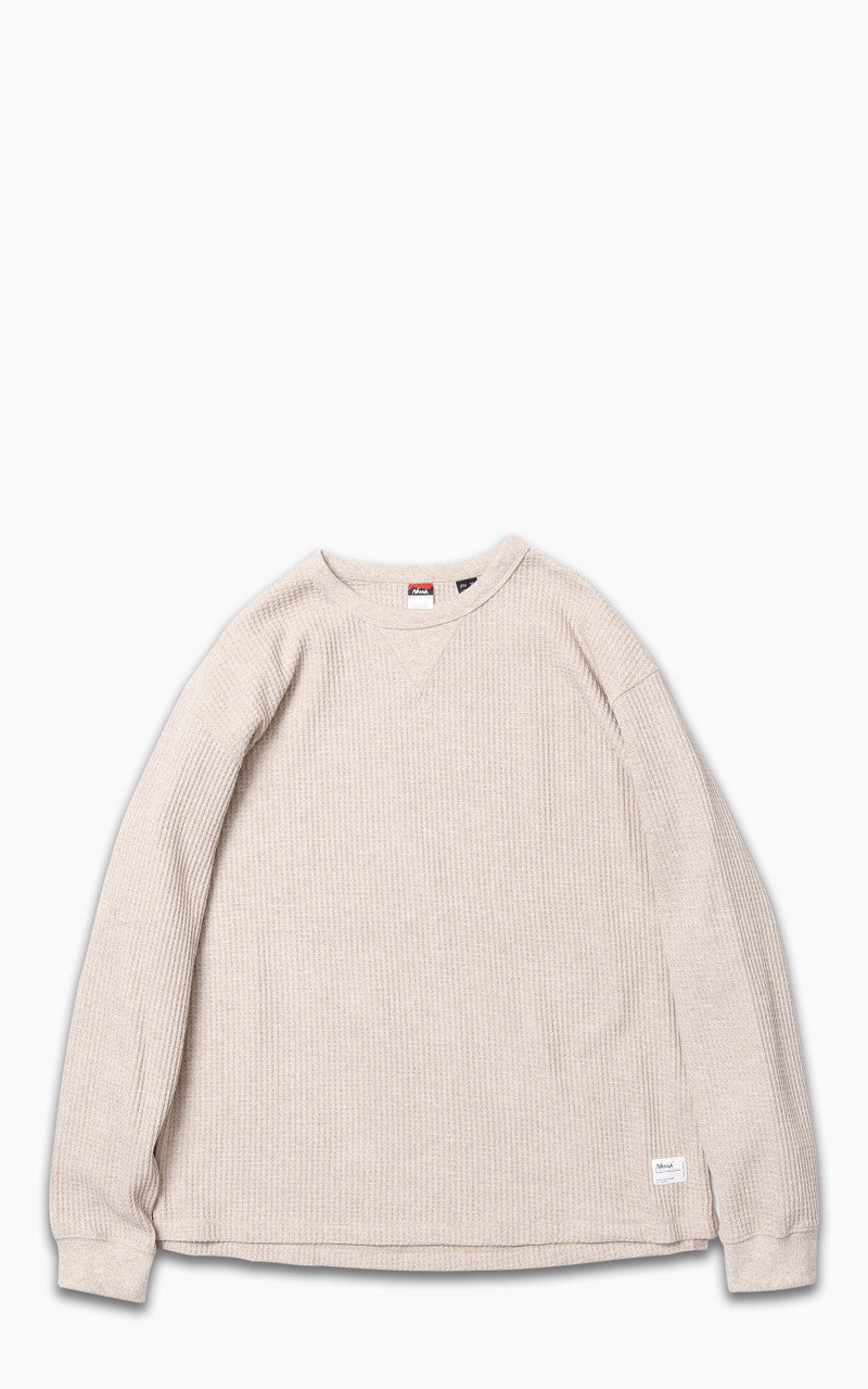 Nanga Eco Hybrid Waffle L/S Tee Oatmeal