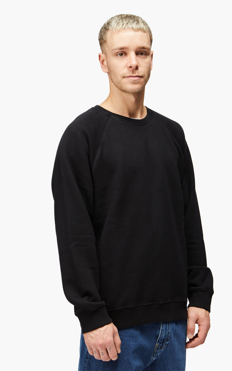 Edwin Mood Sweat Heavy Felpa Black