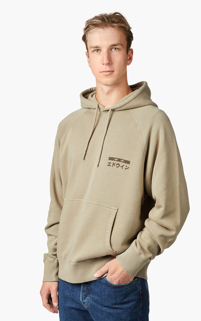 Edwin Hanadorobo V Hoodie Sweat Heavy Felpa Aloe