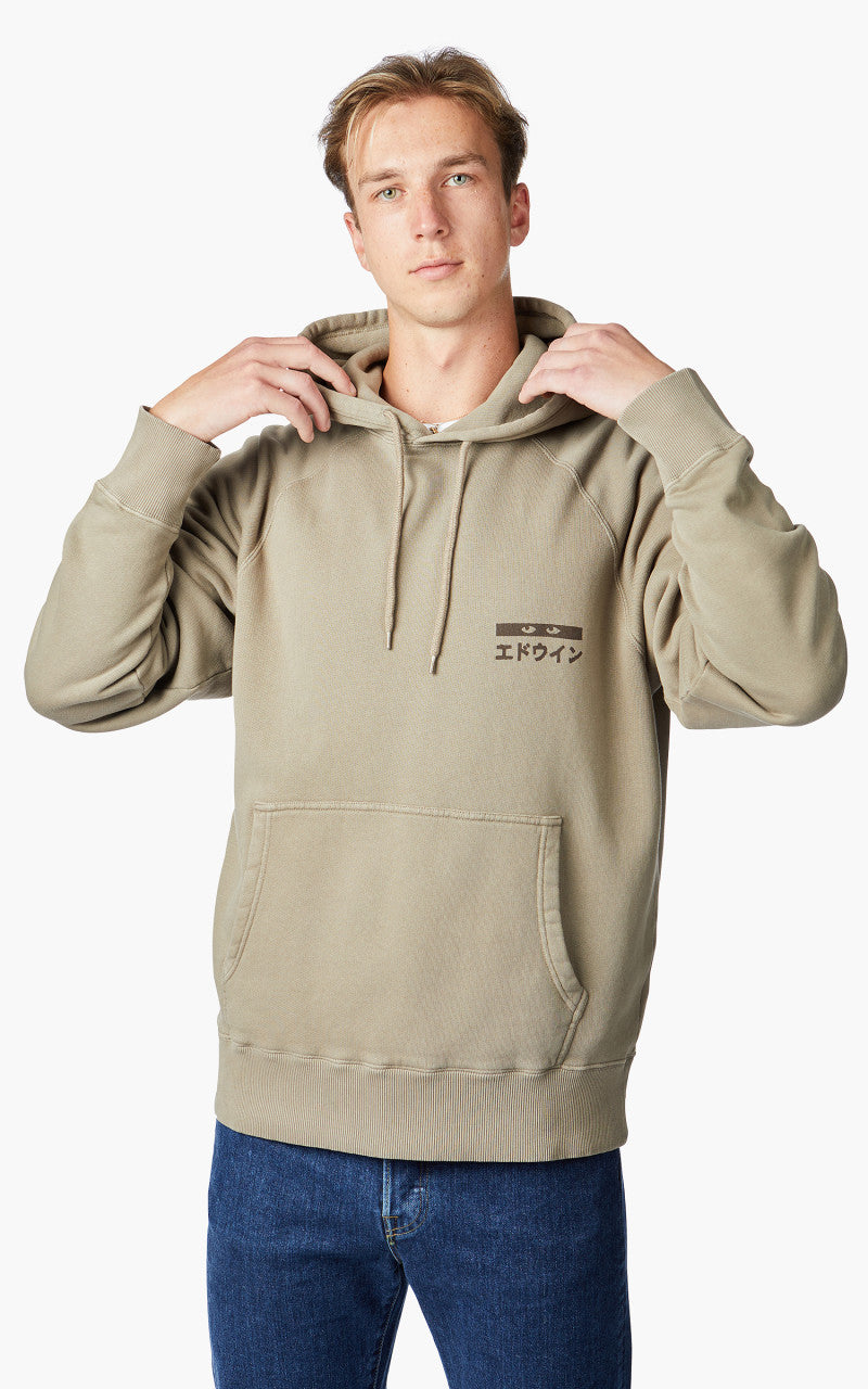 Edwin Hanadorobo V Hoodie Sweat Heavy Felpa Aloe