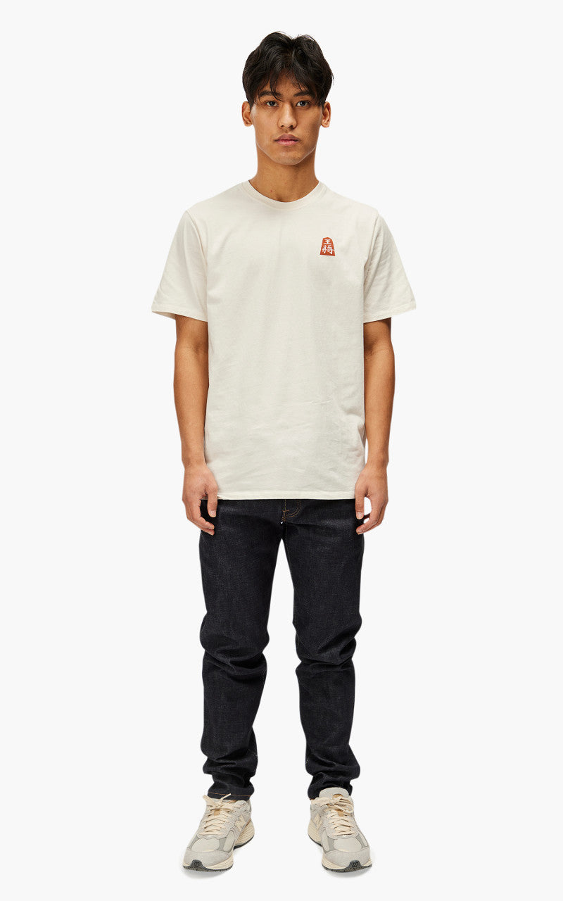 Edwin Shogi TS Single Jersey T-Shirt Whisper White