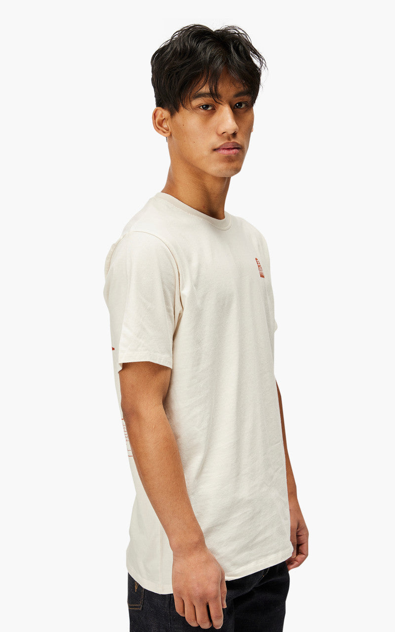 Edwin Shogi TS Single Jersey T-Shirt Whisper White
