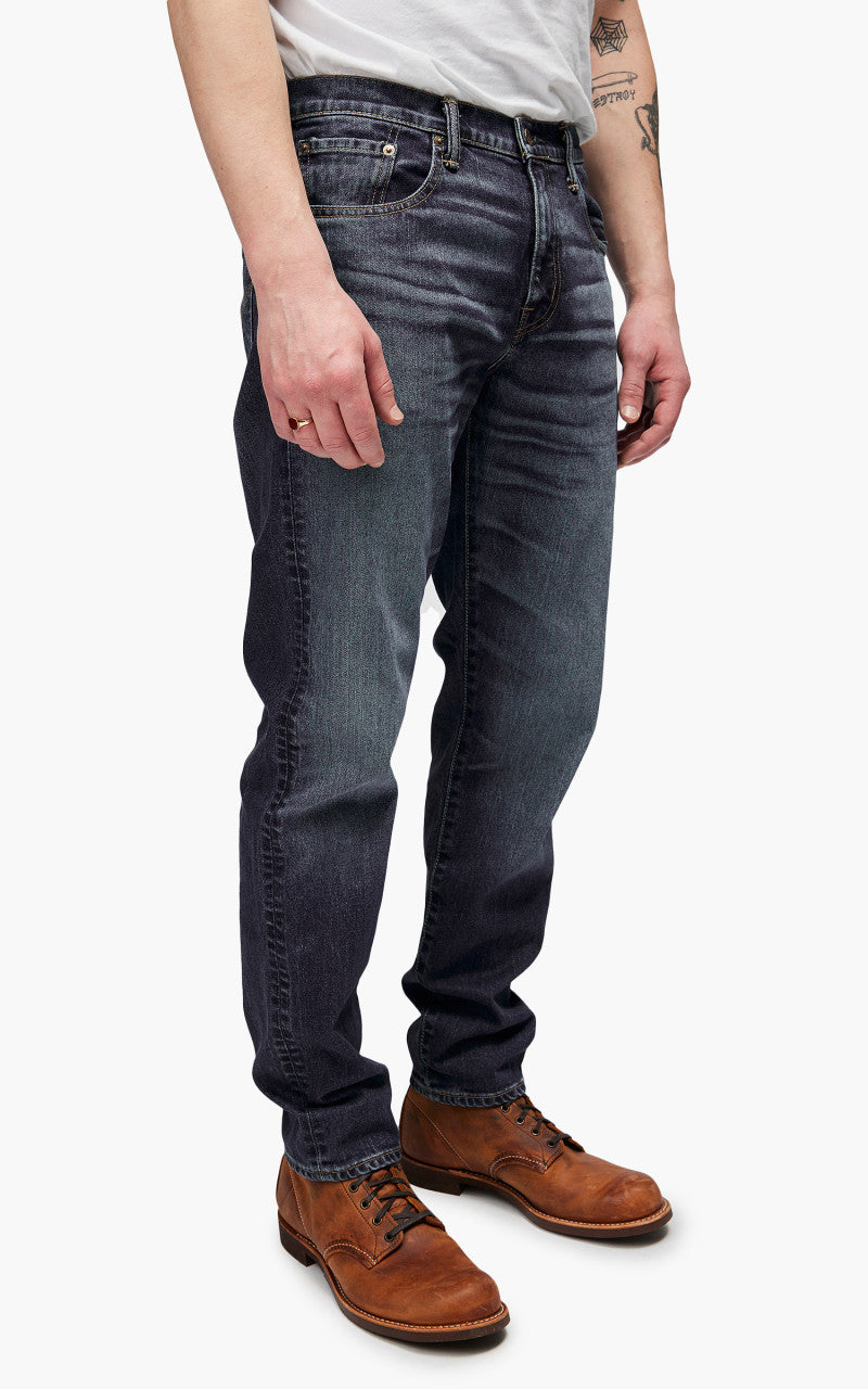 Edwin Regular Tapered "Made in Japan" Kaihara Pure Indigo Stretch Denim 13oz Blue Dark Used