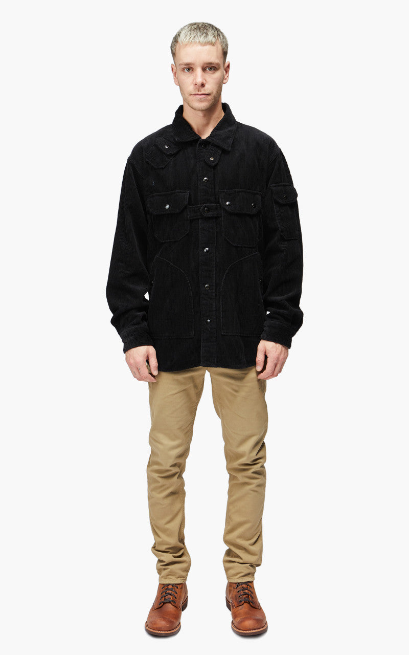 Engineered Garments Explorer Shirt Jacket Cotton 8 Wale Corduroy Black