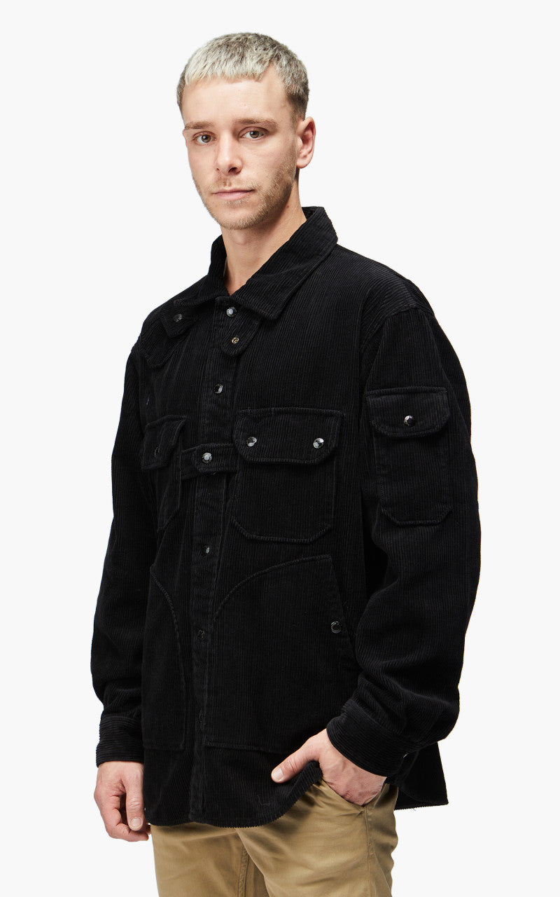 Engineered Garments Explorer Shirt Jacket Cotton 8 Wale Corduroy Black