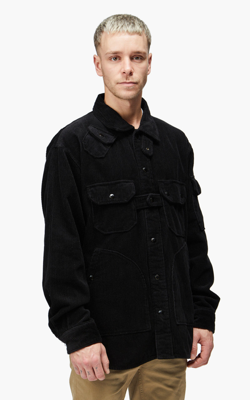 Engineered Garments explorer shirt 黒 M Engineered Garments Cotton Explorer Shirt Jacket, Black – Glasswing