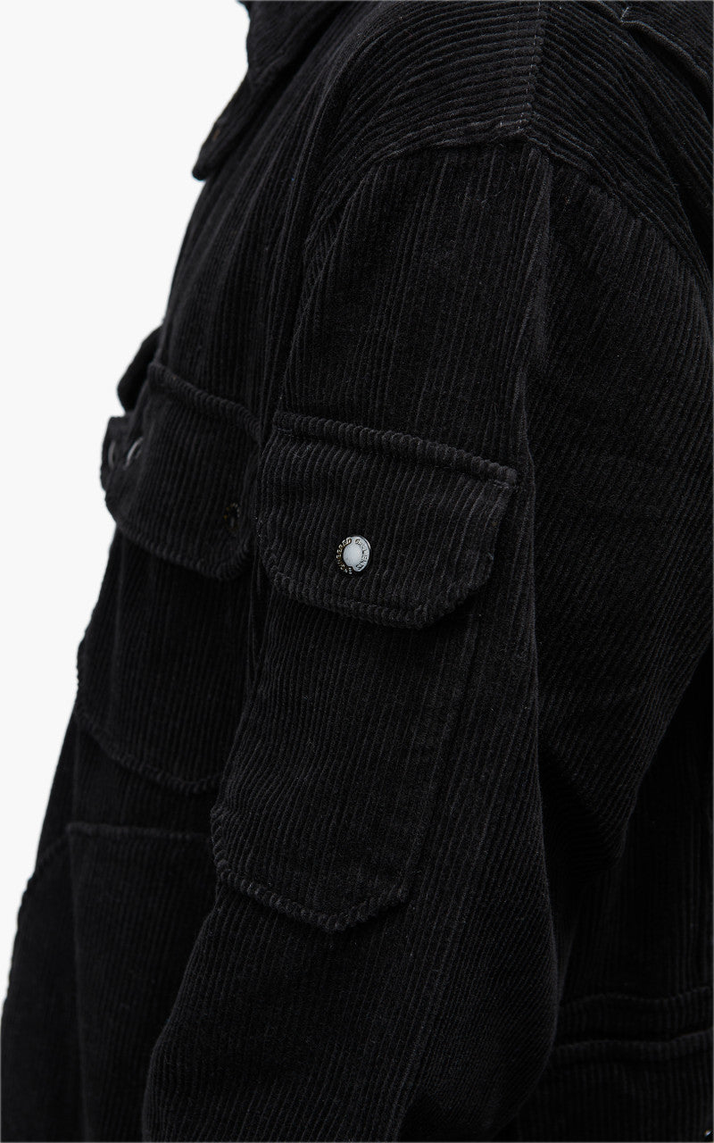 Engineered Garments Explorer Shirt Jacket Cotton 8 Wale Corduroy Black