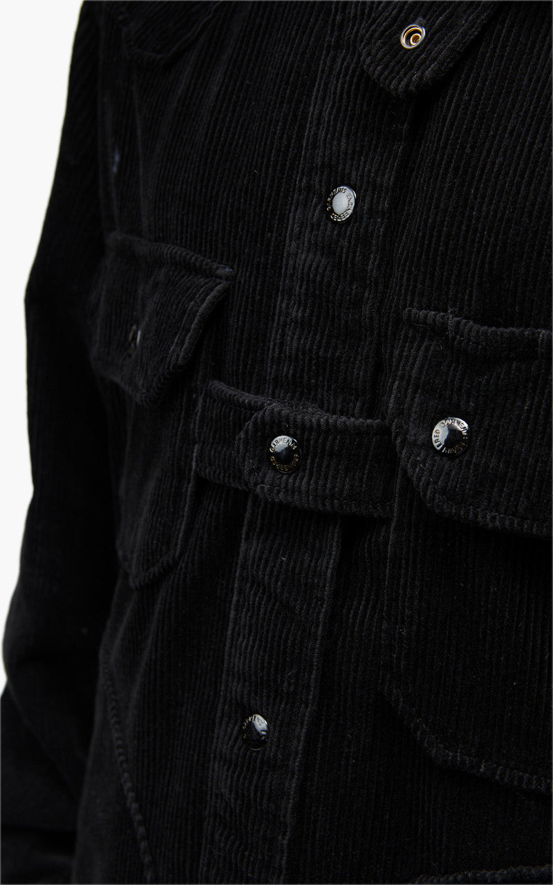 Engineered Garments Explorer Shirt Jacket Cotton 8 Wale Corduroy Black