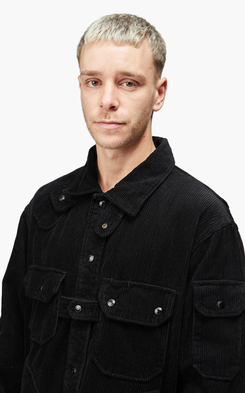 Engineered Garments Explorer Shirt Jacket Cotton 8 Wale Corduroy Black