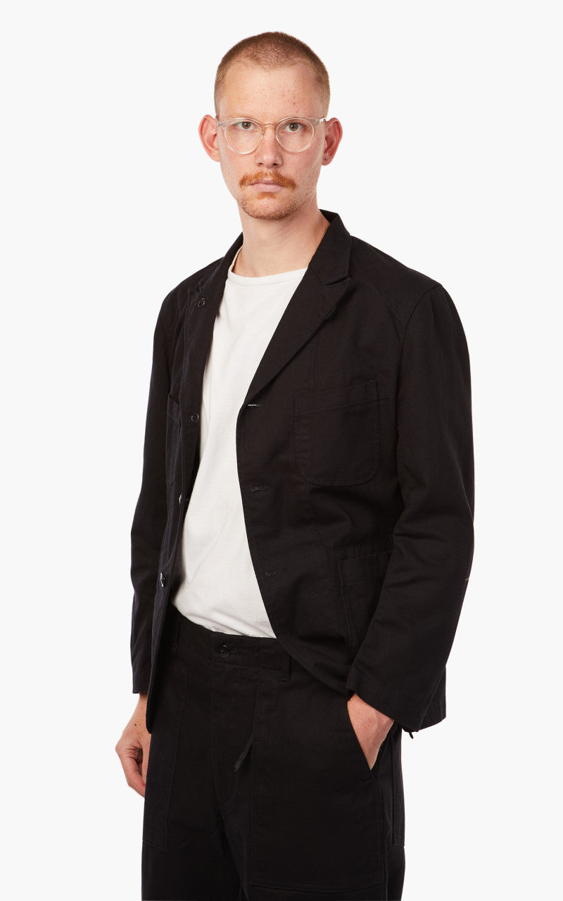 Engineered Garments Bedford Jacket Cotton Heavy Twill Black
