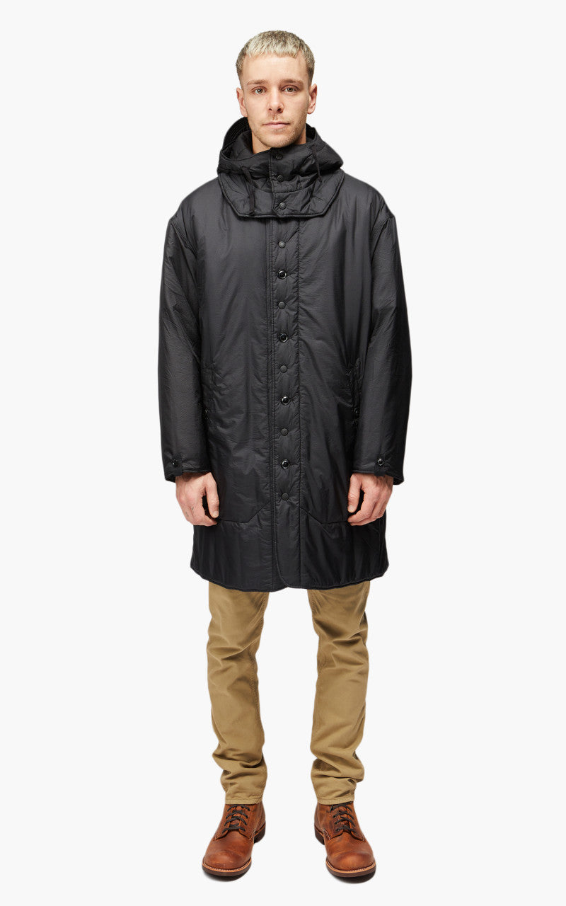 Engineered Garments Liner Jacket Nylon Micro Ripstop Black
