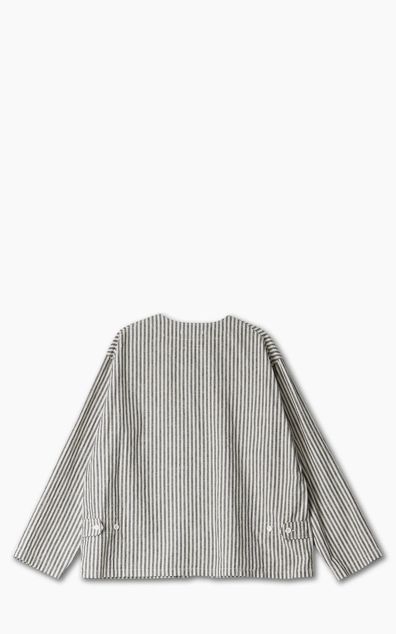 Engineered Garments Cardigan Jacket LC Stripe Natural/Black