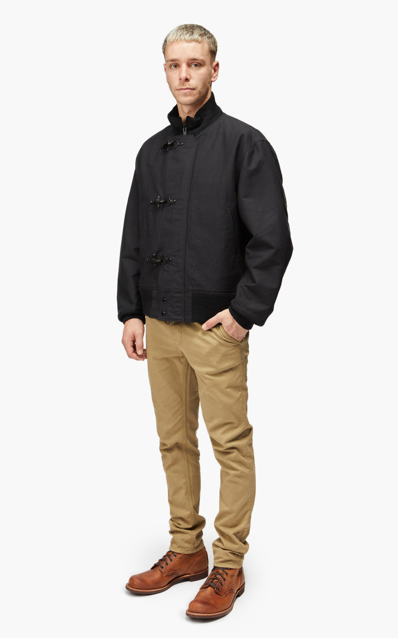 Engineered Garments Deck Jacket Cotton Double Cloth Black