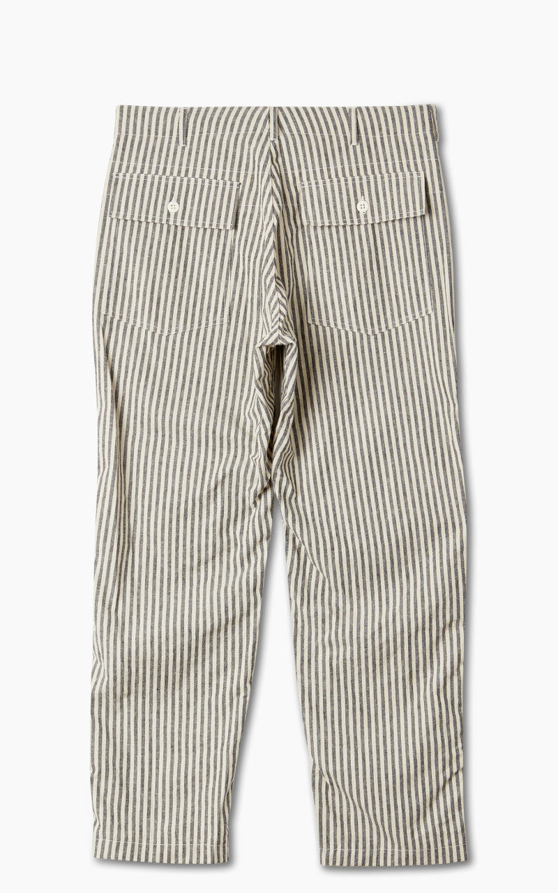 Engineered Garments Fatigue Pant LC Stripe Natural/Black