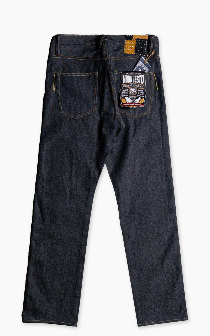 NBDN ESTD 011 Banana Line II Regular Straight Selvedge Jeans Indigo 14oz