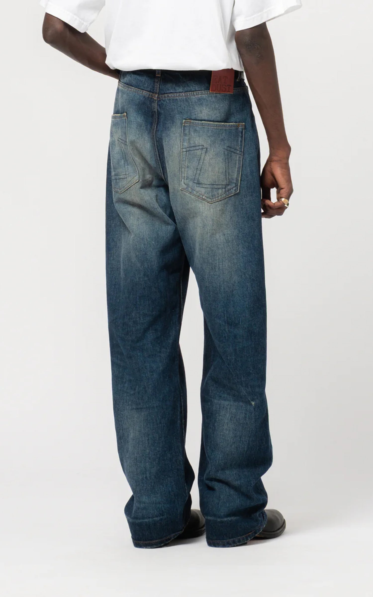 Eat Dust Fit 53 FL Heavy Selvedge Denim Indigo Super Worn Out