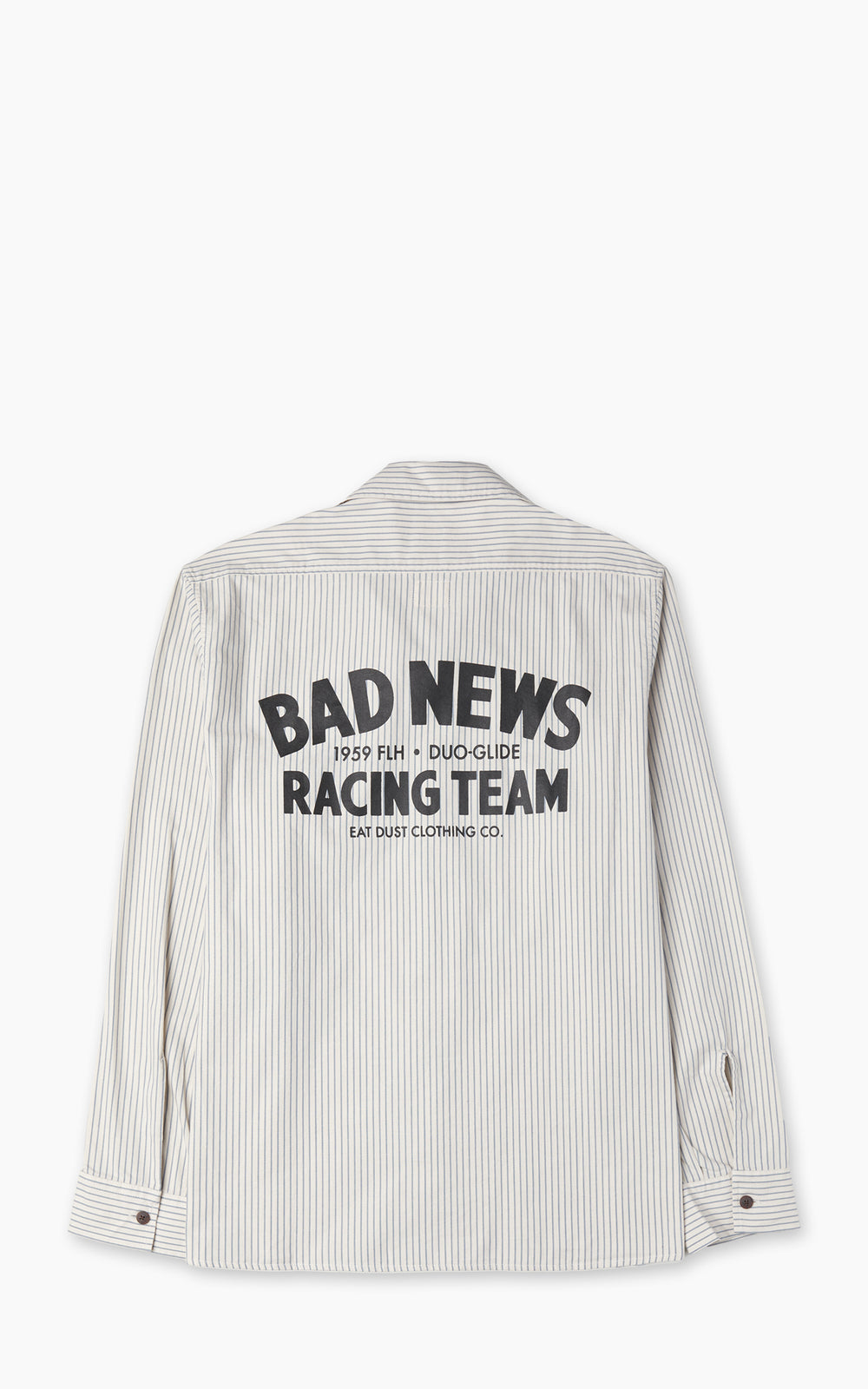 Eat Dust Pit Crew Shirt Rimini Stripes Wheat/Blue
