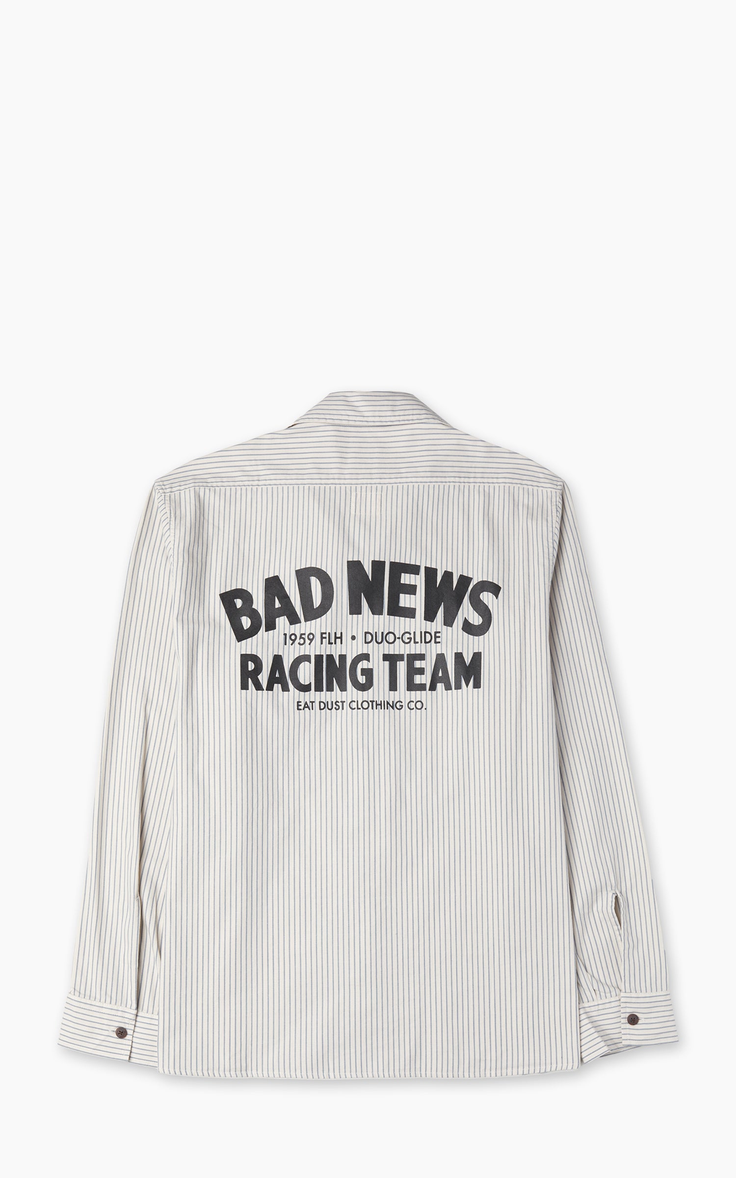 Eat Dust Pit Crew Shirt Rimini Stripes Wheat/Blue