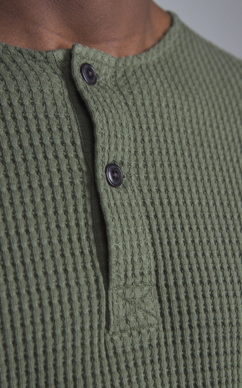Eat Dust Venice Sweat Heavy Waffle Cotton Litchen