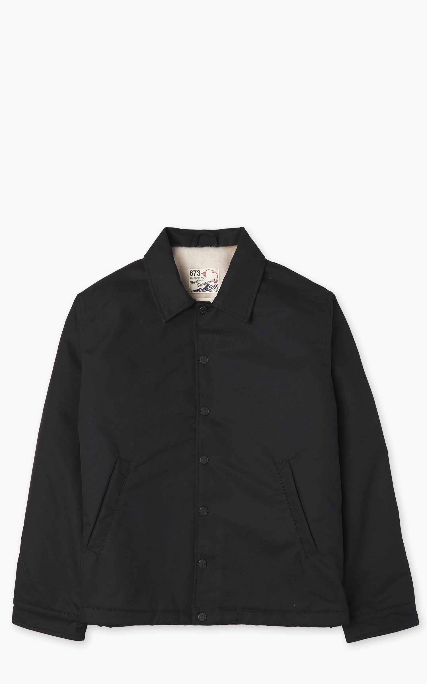 Eat Dust Dago Jacket Nebraska Cotton Black