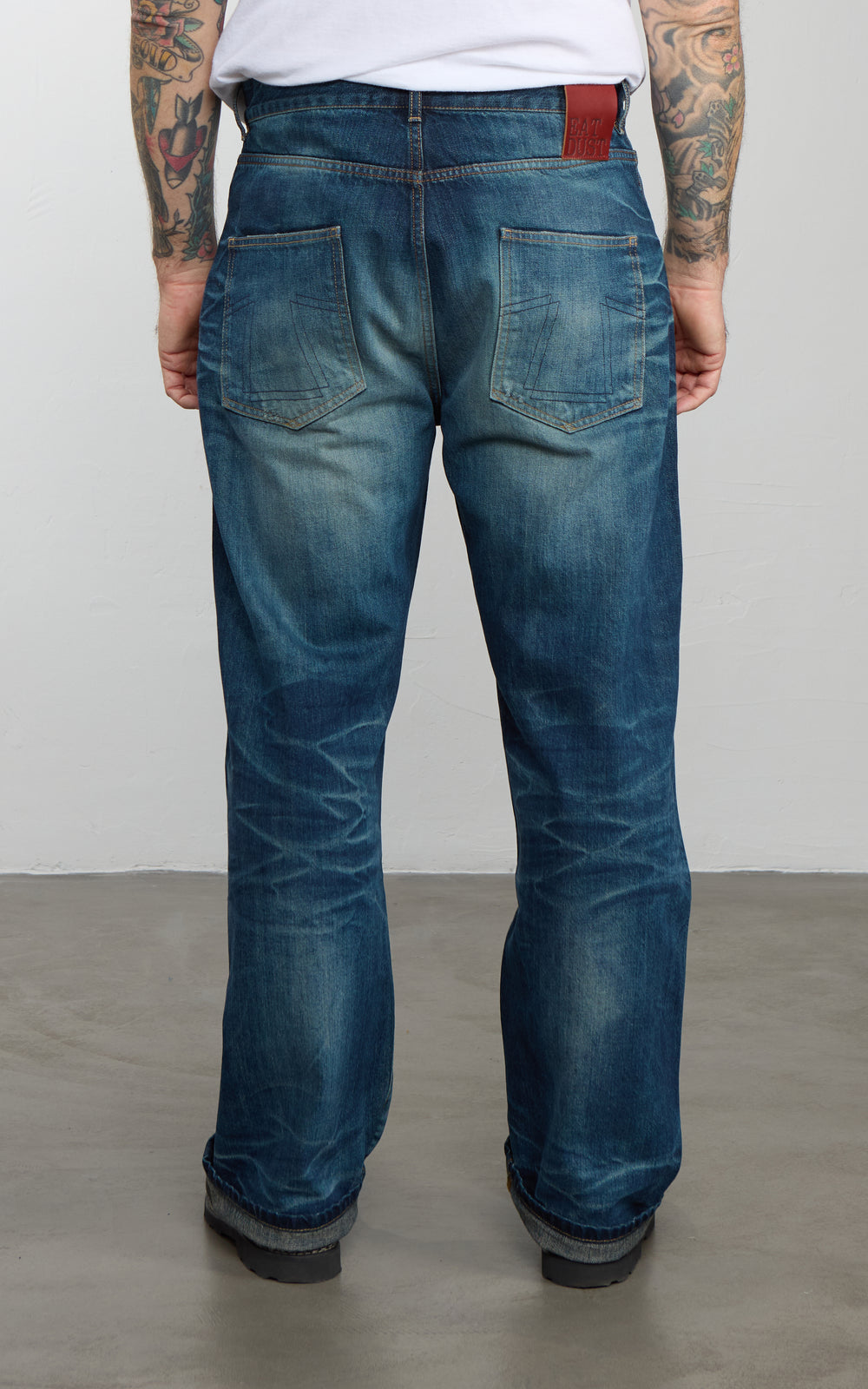 Eat Dust Fit 36 EL Heavy Selvedge Denim Indigo Vintage Wash