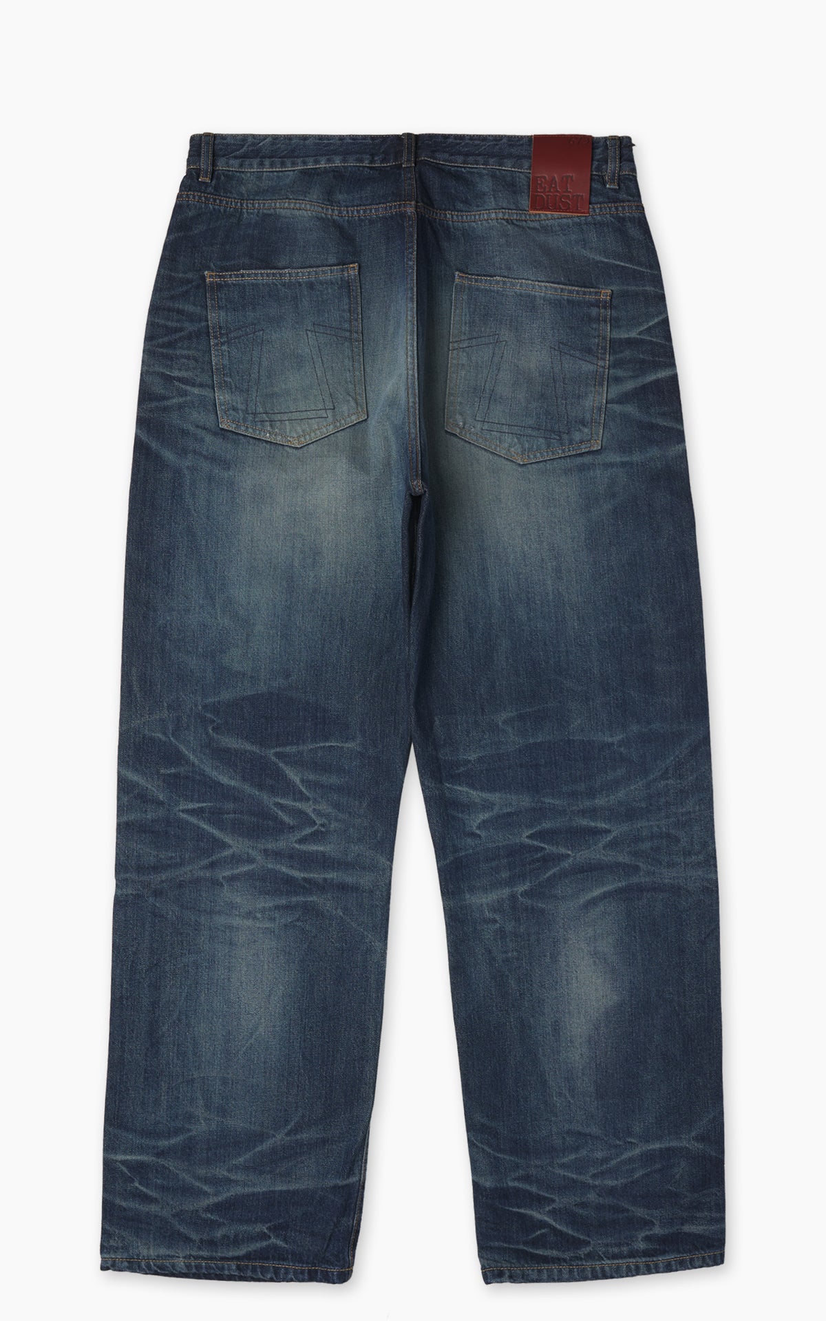 Eat Dust Fit 36 EL Heavy Selvedge Denim Indigo Vintage Wash