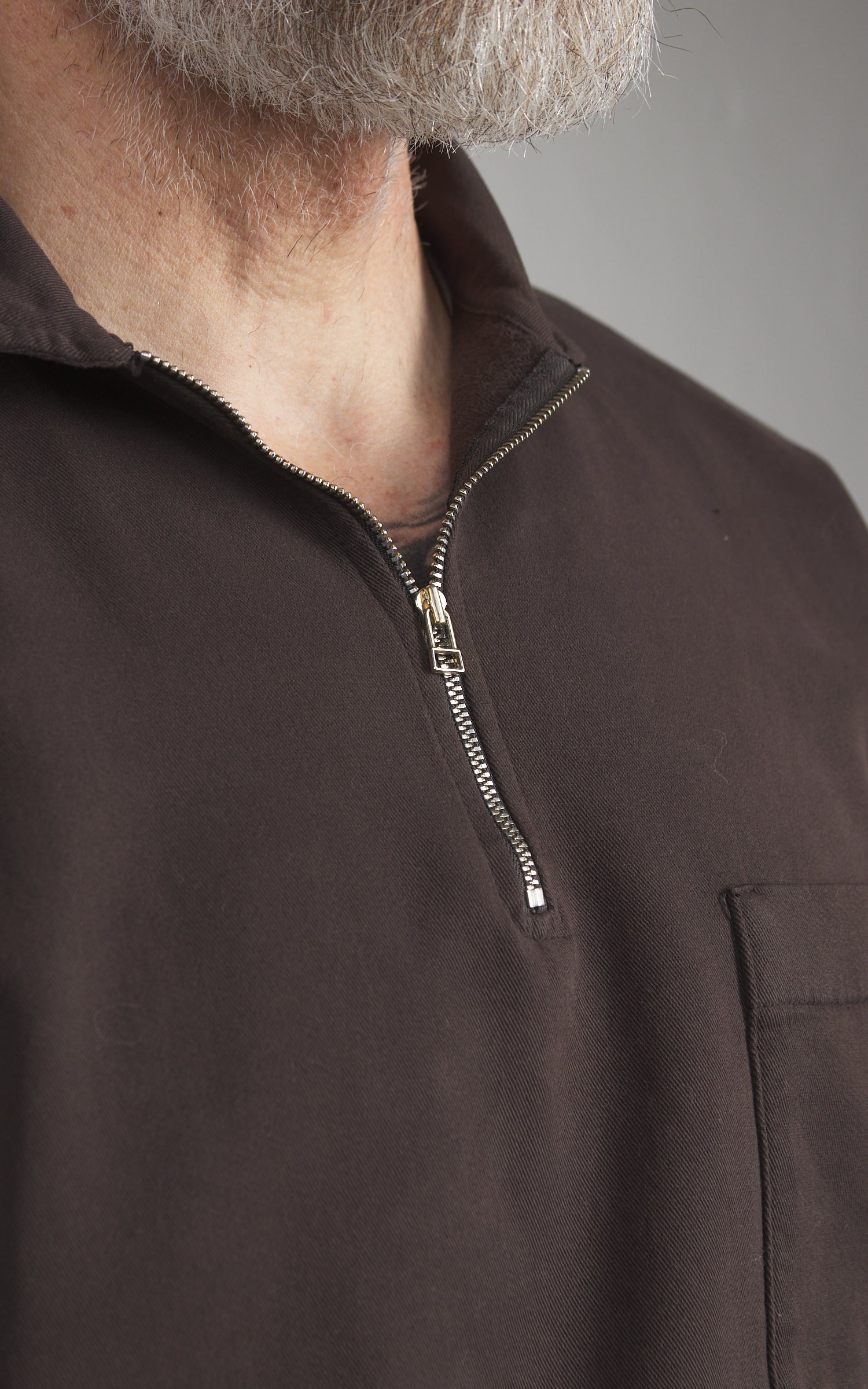 Eat Dust Nevada Sweater Twill Jersey Coffee Brown