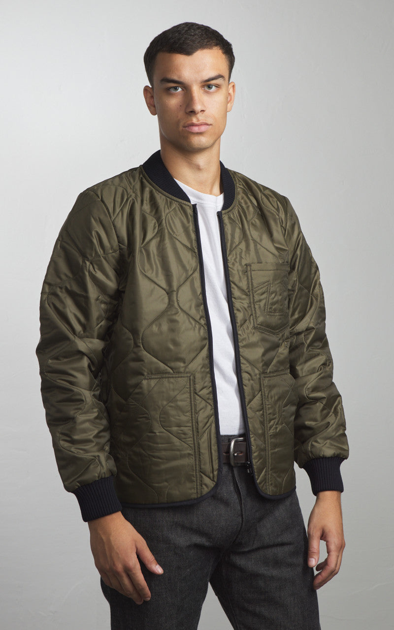 Eat Dust Type 2 Frostbite Quilted Nylon Jacket Khaki