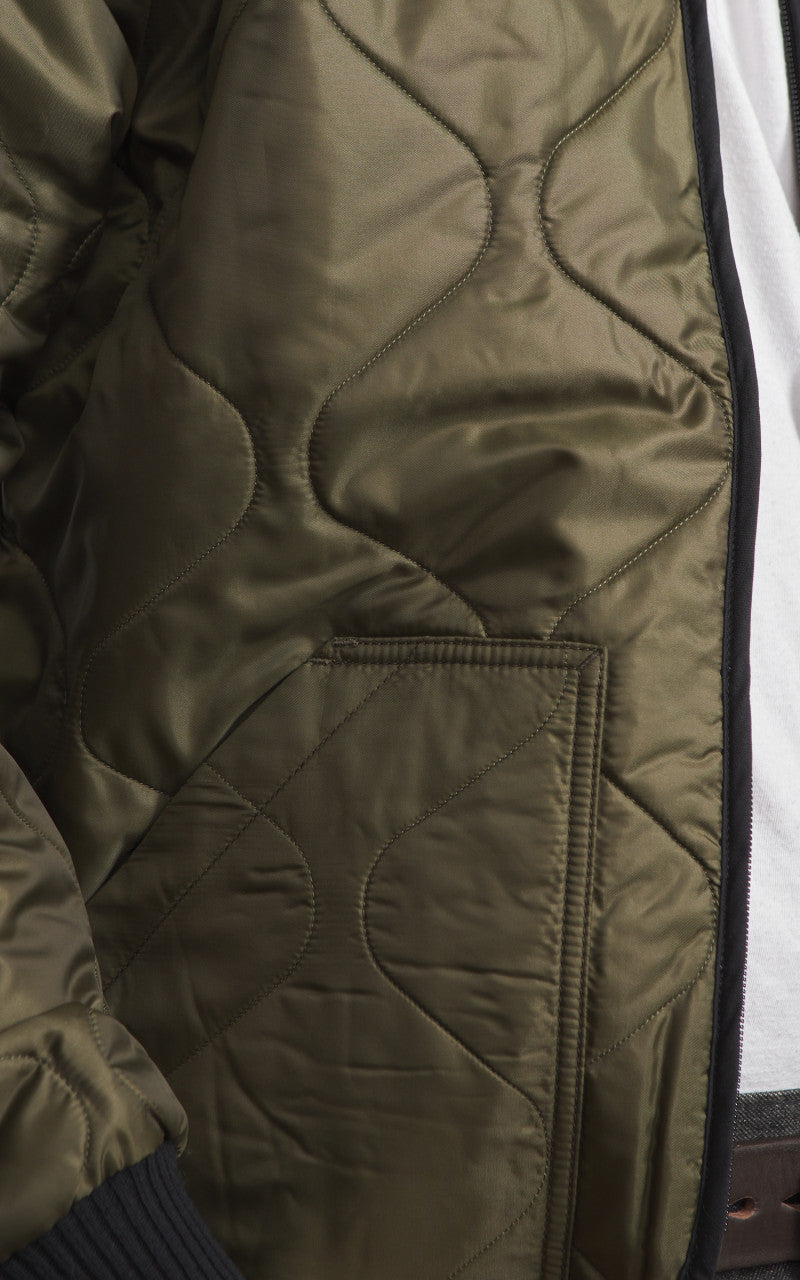 Eat Dust Type 2 Frostbite Quilted Nylon Jacket Khaki