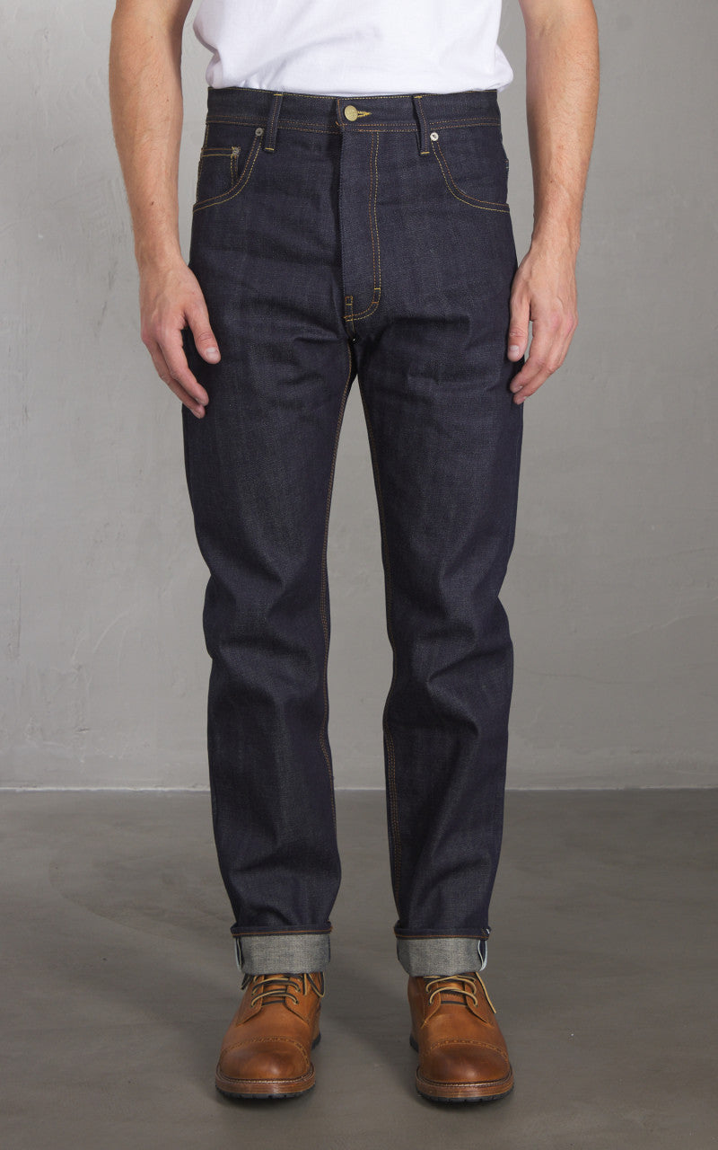 Eat Dust Fit 73 Loose Tapered Selvedge Denim Indigo Blue 13oz