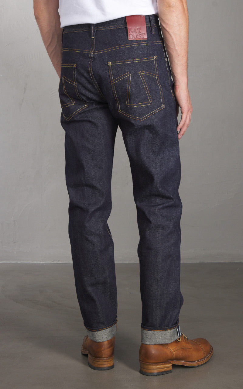 Eat Dust Fit 73 Loose Tapered Selvedge Denim Indigo Blue 13oz