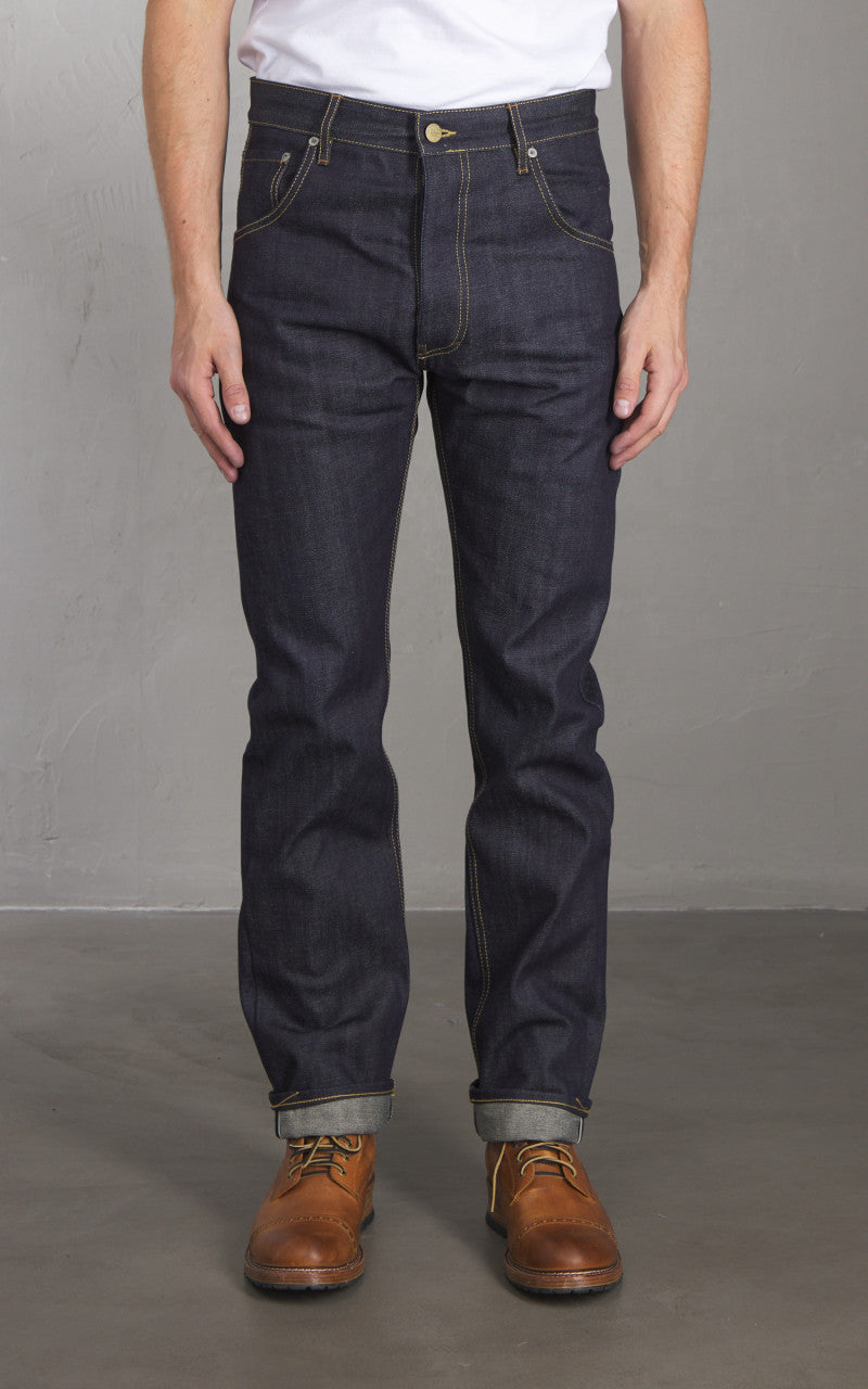Eat Dust Fit 76 Regular Straight Selvedge Denim Indigo Blue 13oz