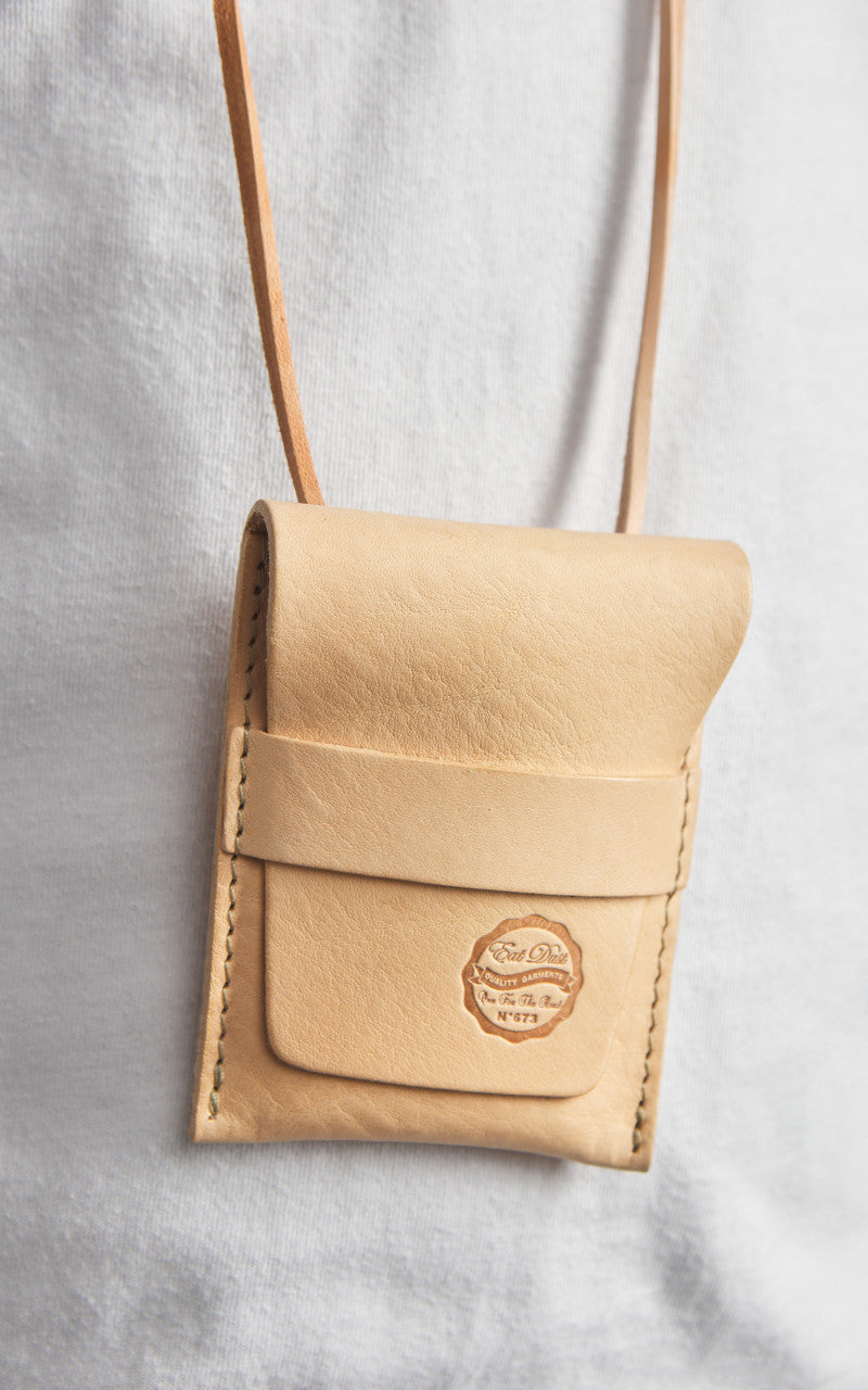 Eat Dust Chopper Pouch Leather Natural