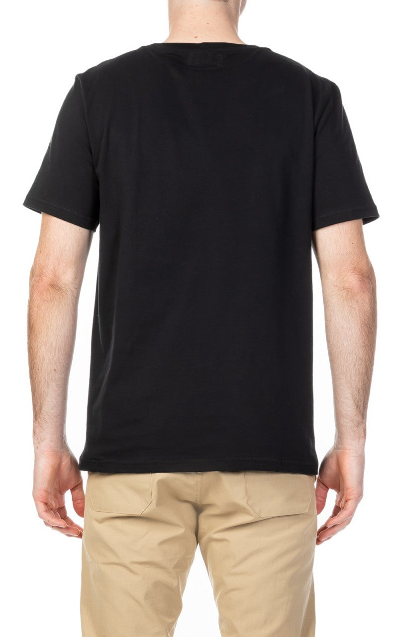 Merz b. Schwanen CTP01 Crew Neck Pocket Tee Deep Black