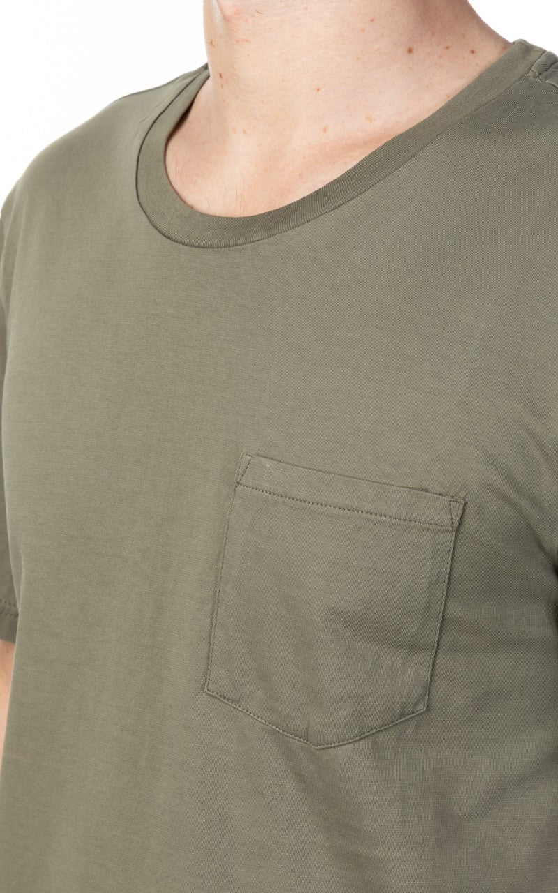 Merz b. Schwanen CTP01 Crew Neck Pocket Tee Army
