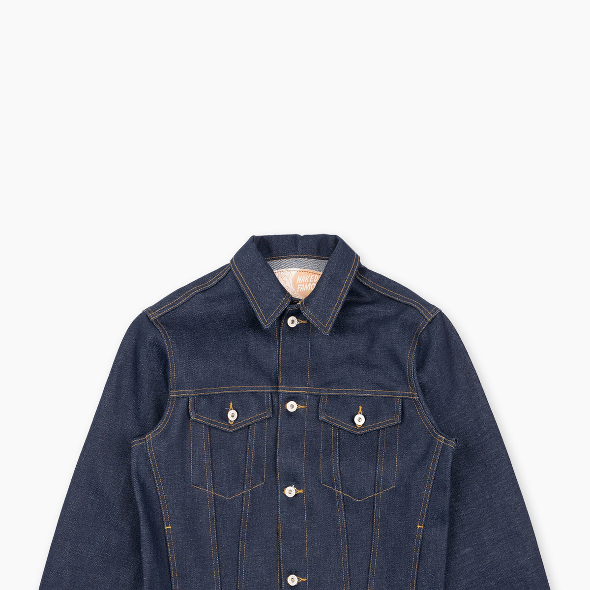 Naked & Famous Denim Denim Jacket Elephant 14 - Dirty Elephant Selvedg