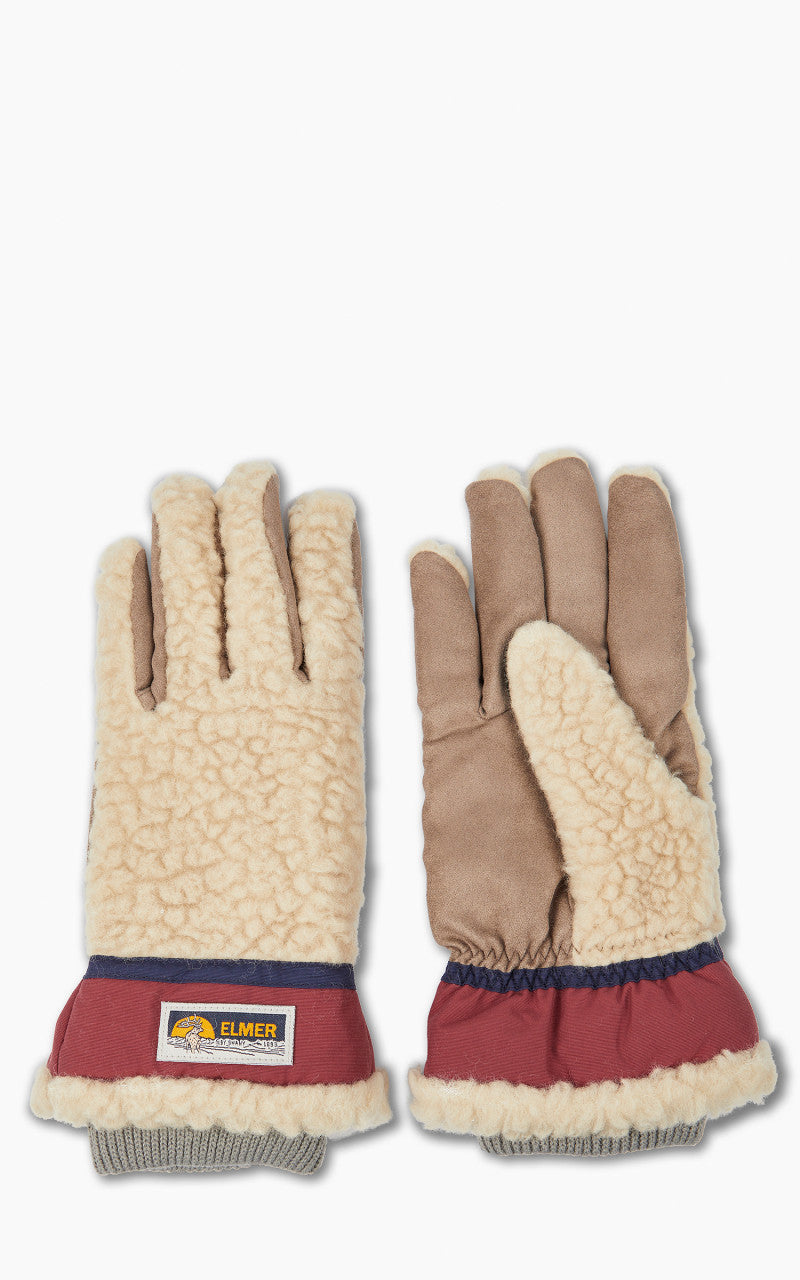Elmer EM353 Teddy 5 Finger Beige/Wine