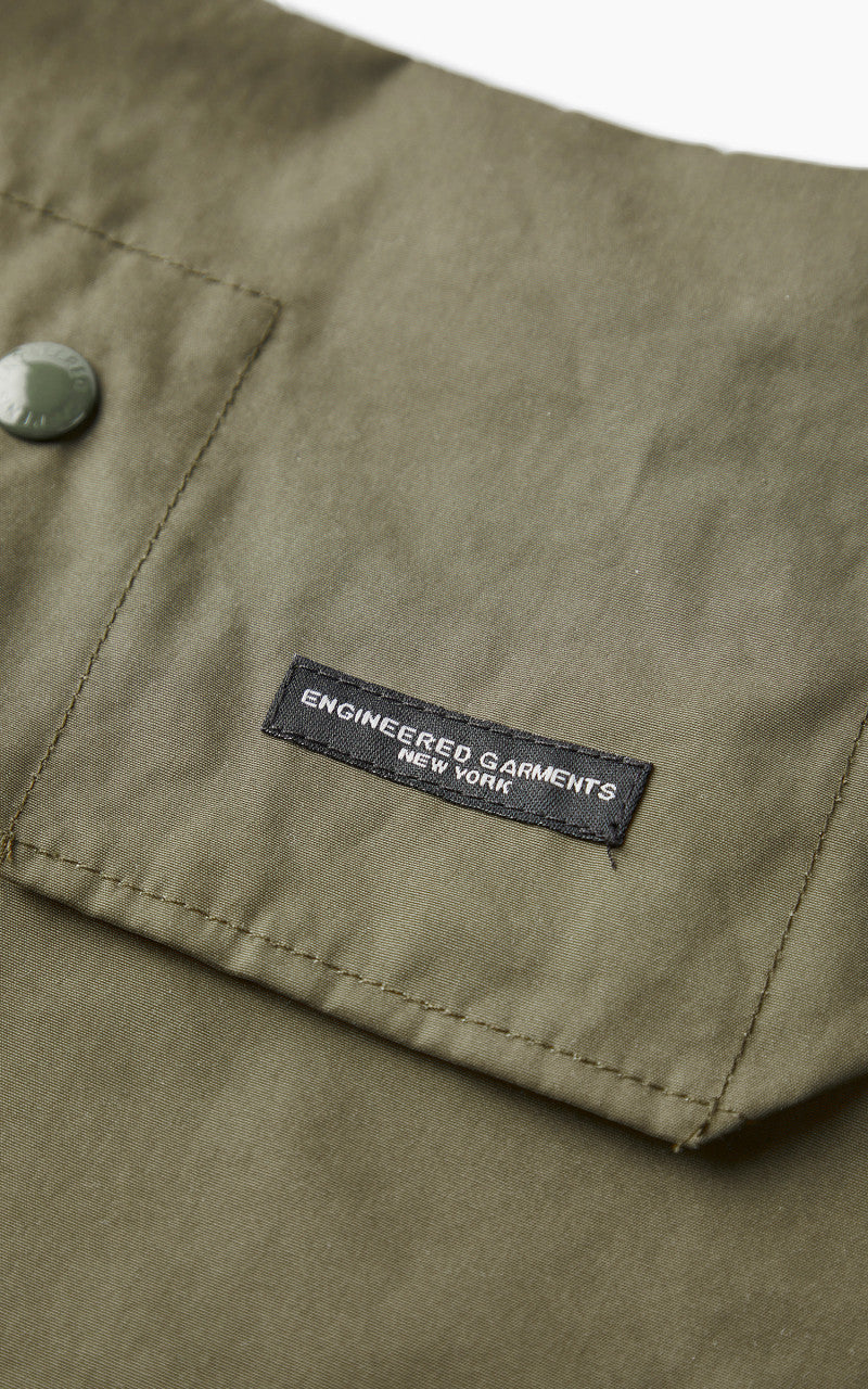 Engineered Garments Shoulder Pouch PC Coated Cloth Olive