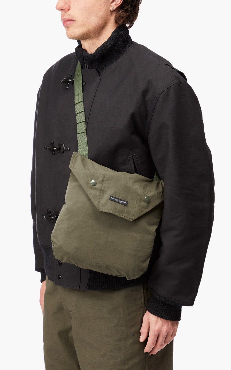 Engineered Garments Shoulder Pouch PC Coated Cloth Olive