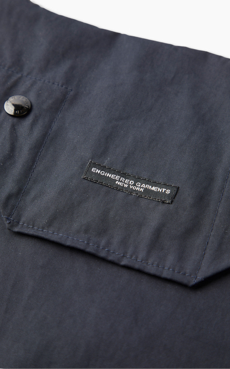 Engineered Garments Shoulder Pouch PC Coated Cloth Dark Navy