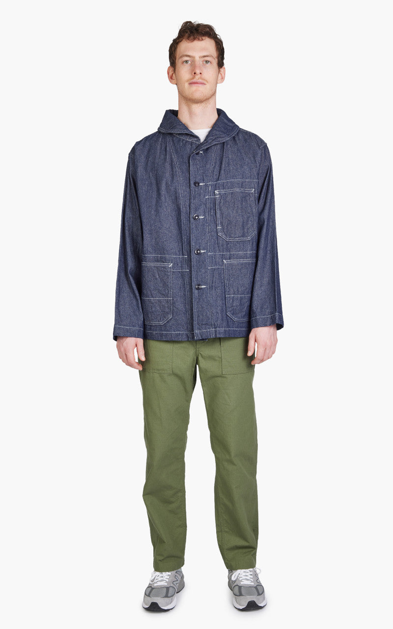 Engineered Garments Shawl Collar Utility Jacket Indigo